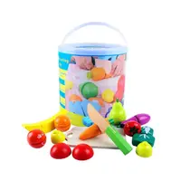 在飛比找momo購物網優惠-【JoyNa】木製切切樂玩具 兒童蔬果切切樂(13件組.扮家