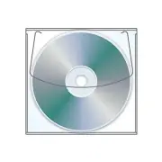 Adhesive CD | DVD Sleeve, 5.25" x 5", No Holes - Box of 1000