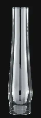 2 5/8" X 12 1/2" Clear Glass Heelless Lamp Chimney, Fits Aladdin NEW 57948JB
