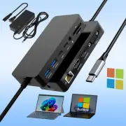 Microsoft Surface Thunderbolt 4 Dock with 100W Power Supply - 12 in 1 Surface...