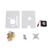Arcylic Clear Case Box Enclosure Fan Heatsink For Raspberry Pi 3/2 Model B/B+ C