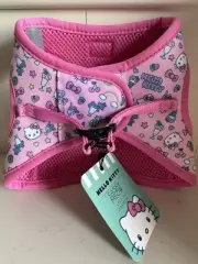 NEW Sassy Meow MEDIUM Hello Kitty Step In Cat Harness Pink