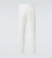 [Junya Watanabe] Junya Watanabe Coated straight jeans UK 32 white