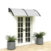 80"x 40" Outdoor Front Door Window Awning Patio Canopy Rain Cover UV Protected E