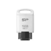 16GB Silicon Power Mobile C10 Android USB3.1 Type-C Flash Drive White