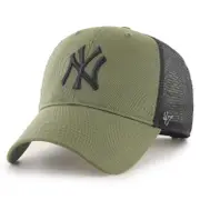 47 Brand Trucker Cap - FLAGSHIP New York Yankees wood olive