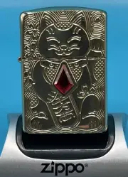 Zippo Lucky Cat 49802 Circa 2022 Armor