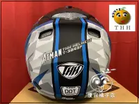 在飛比找Yahoo!奇摩拍賣優惠-THH 安全帽 T-386SP ATMAN 3/4安全帽 (