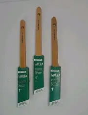 Better Brand Thin Angled Sash Paint Brush 1' Lot 0f 3