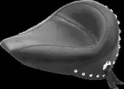 Mustang Studded Standard Touring Solo Seat Conchos Harley Softail 1984-1999
