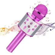 Toys for 5 6 7 8 9 10 Year Old Girls, Karaoke Microphone for Visit Toys for f...