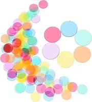 FELTECHELECTR Quest Chips Bingo Chips 100pcs Plastic Bingo Accessories for Educational Counting Games