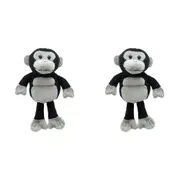 2x The Puppet Company Gorilla Finger Puppets 13cm Animal ToyBLK Kids/Child 12m+