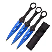 Perfect Point Electro Throwing Knife Set 3pcs (Blue)