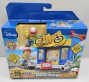 Fisher Price Disney Handy Manny Let's Get Building BIKE SHOP Playset NIB