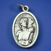 Catholic Saint Sebastian Patron Of Athletics, Archery & Plagues Religious Medal