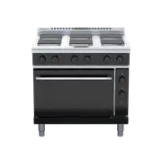 Waldorf Bold RNLB8610SE - 600mm Electric Sealed Hobs Range Static Oven Low Back Version