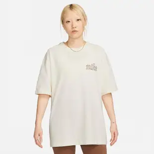 【NIKE 耐吉】上衣 女款 短袖上衣 運動 AS W NSW SS OS TEE BEAR 米白 FQ6010-110(3S3672)