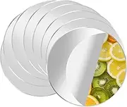 EupHHonycs 8 PCS Acrylic Round Mirrors for Centerpieces 4 Inch Non Glass Mirror Round, Self Adhesive Mirror Sheets for Bedroom Living Room Wedding Table Party Decor and Crafts