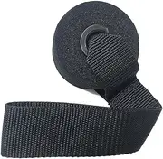 4Pcs Fitness Door Durable Resistance Band Training System with Thick Pad for Stability for Home Exercise Strength Training and Pull Up Workouts Black