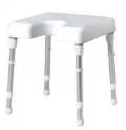 BATHROOM CHAIR Bath Safety Seat Chair Tub Shower Stool Back Rest Plastic Stool