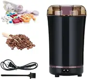 Electric Pill Crusher Grinder- Pulverize The Medicine and Vitamin Tablets of Different Sizes into Fine Powder-Pill Grinder for Feeding Tubes, Children or Pets(Black)