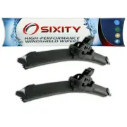 Front Bracketless Windshield Wiper Blades for Fiat 124 850 OEM Upgrade Kit ds