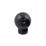 10Pcs,Plastic Round Toggle,Spring Loaded Stop Cord Locks End