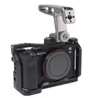 Aluminum Alloy Camera Cage+ Nato Top Handle Grip Cold Shoe for Sony Alpha 7C A7C