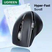 UGREEN Hyper-Fast Scroll Wireless Mouse 5000DPI Bluetooth 5.4 For MacBook Tablet