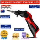 Milwaukee Cordless Soldering Iron M12 Portable Battery Powered Solder Gun M12SI-