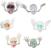 Kisangel Mini Ghost Head Finger Puppets Fun Cartoon Storytelling Props for Interactive Role Play for Parent Bonding Safe and Comfortable Finger Puppets