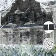 1500 sqft Halloween Spider Webs Decorations with 100 Fake Spiders & 2Pcs 72*3...