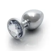 Ouch! Large Gem Metal Anal Plug