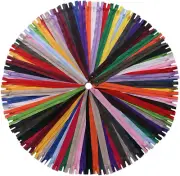 60 Pack of 12 In Mix Nylon Coil Zippers Bulk Supplies for Tailor Sewing Crafts