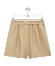 Shorts in satin nappa lambskin XS vanilla