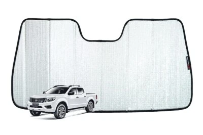 Genuine SNAPSHADES Front Windscreen Sun Shade for Nissan Navara 2nd Gen (D40;...