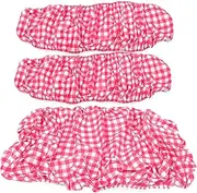 Wildlife Picnic Tablecloth Set Bench Covers 30x72in 12x72in Elastic Edges Easy to Clean for