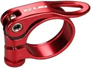 Bike Seat Post Clamp Bicycle Seatpost Clamp Aluminum Ultralight Quick Release Road Bike MTB Mountain Bike Seat Post Seat Post Clamp 31.8/34.9mm Seat Clamp(31.8mm Red)