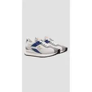 Replay Mens Sneakers Mirror Wide Stripe Shoes Grey