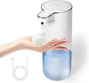 Automatic Liquid Soap Dispenser, 13.5oz/400ML Wall Mount Touchless Hand Soap Dispenser Electric, 4 Gear Adjustable, Rechargeable Auto Dish Soap Dispenser for Bathroom Kitchen Office