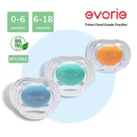 在飛比找蝦皮商城優惠-【evorie】Tritan 嬰兒拇指型矽膠安撫奶嘴(附盒)