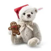 Steiff Little Santa Claus Teddy Bear with Gingerbread Cookie - 2024 Limited