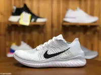 在飛比找Yahoo!奇摩拍賣優惠-NIKE FREE RN FLYKNIT 2 黑白 百搭 編