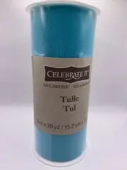 Teal Tulle Roll 6"x20 Yards Tutu NET Fabric Wedding Decoration HOLIDAY-B1