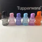 Tupperware Mini Eco Bottle Animal Set Of 6