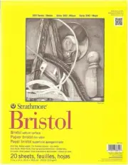 Strathmore 300 Series Bristol Vellum 11 In. X 14 Inches, 20 Sheets