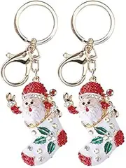 Santa Claus Cute Fashion Pendant Keychain Fashion Decoration Pendant Santa Claus Pendant