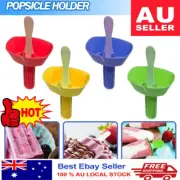 Drip Free Popsicle Holder Mess Free Frozen Treats Holder with Straw AU
