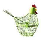 Egg Basket Kitchen Storage Farmhouse Chicken Wire Holder for Home Decor Rustic